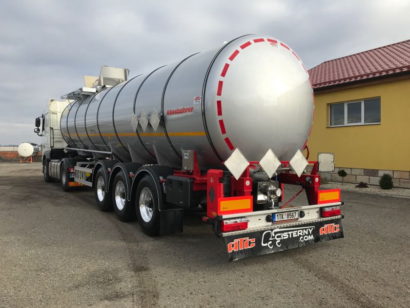 Cisterna ADR L4BH na asfalt, bitumen a pryskyřici